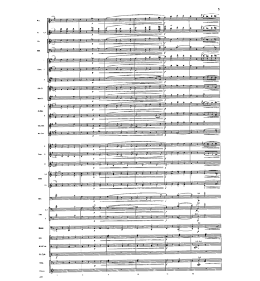 The Chimes of Liberty Concert Band scores gallery preview page 3