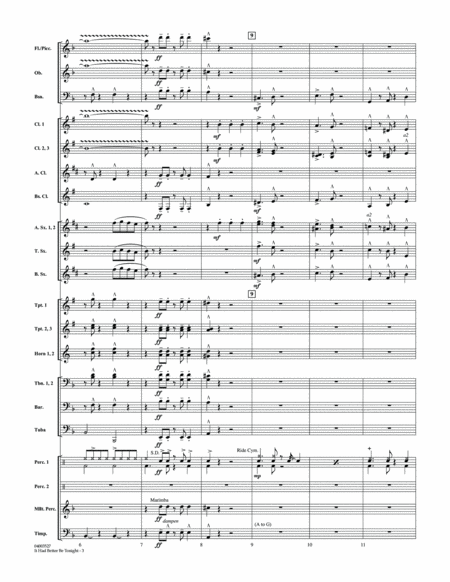 It Had Better Be Tonight - Conductor Score (Full Score)
