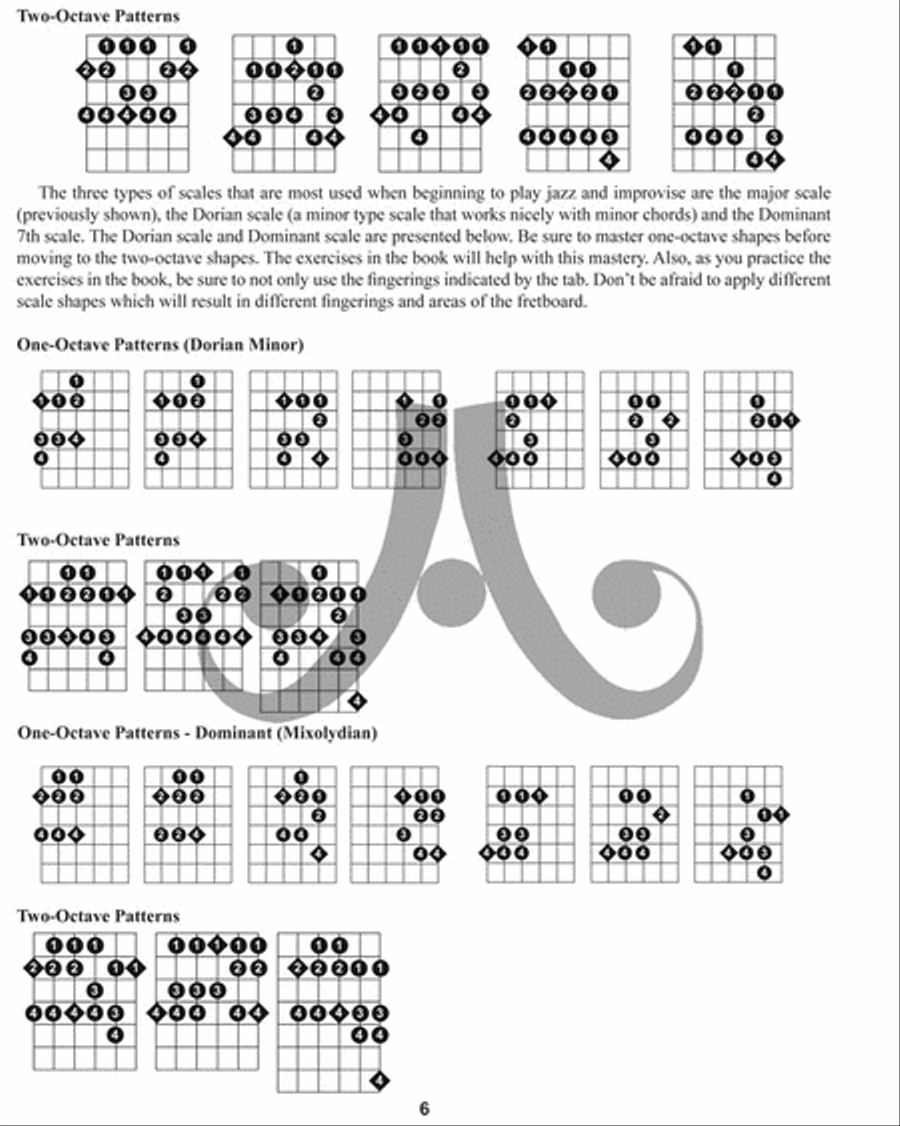 Volume 1 For Guitar - How To Play Jazz & Improvise image number null