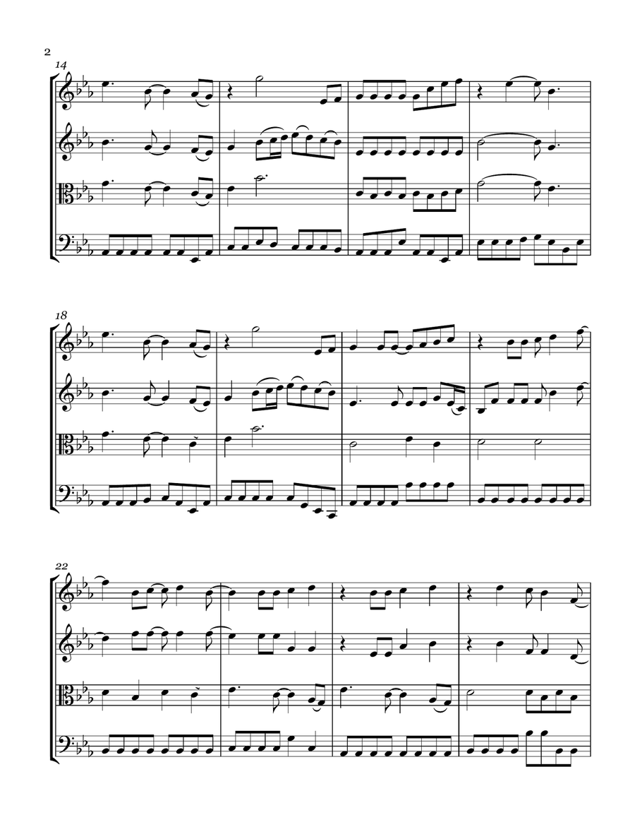 Stolen String Quartet scores gallery preview page 2