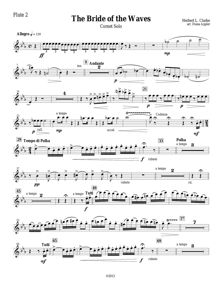 Bride Of The Waves Concert Band scores gallery preview page 5