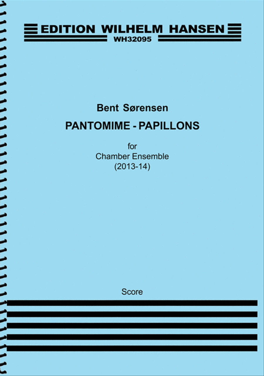 Pantomime - Papillons Piano scores gallery preview page 1