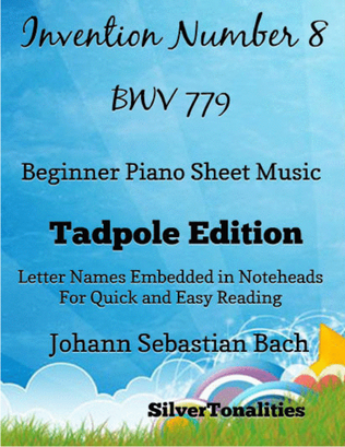 Invention Number 8 Bwv 779 Beginner Piano Sheet Music 2nd Edition