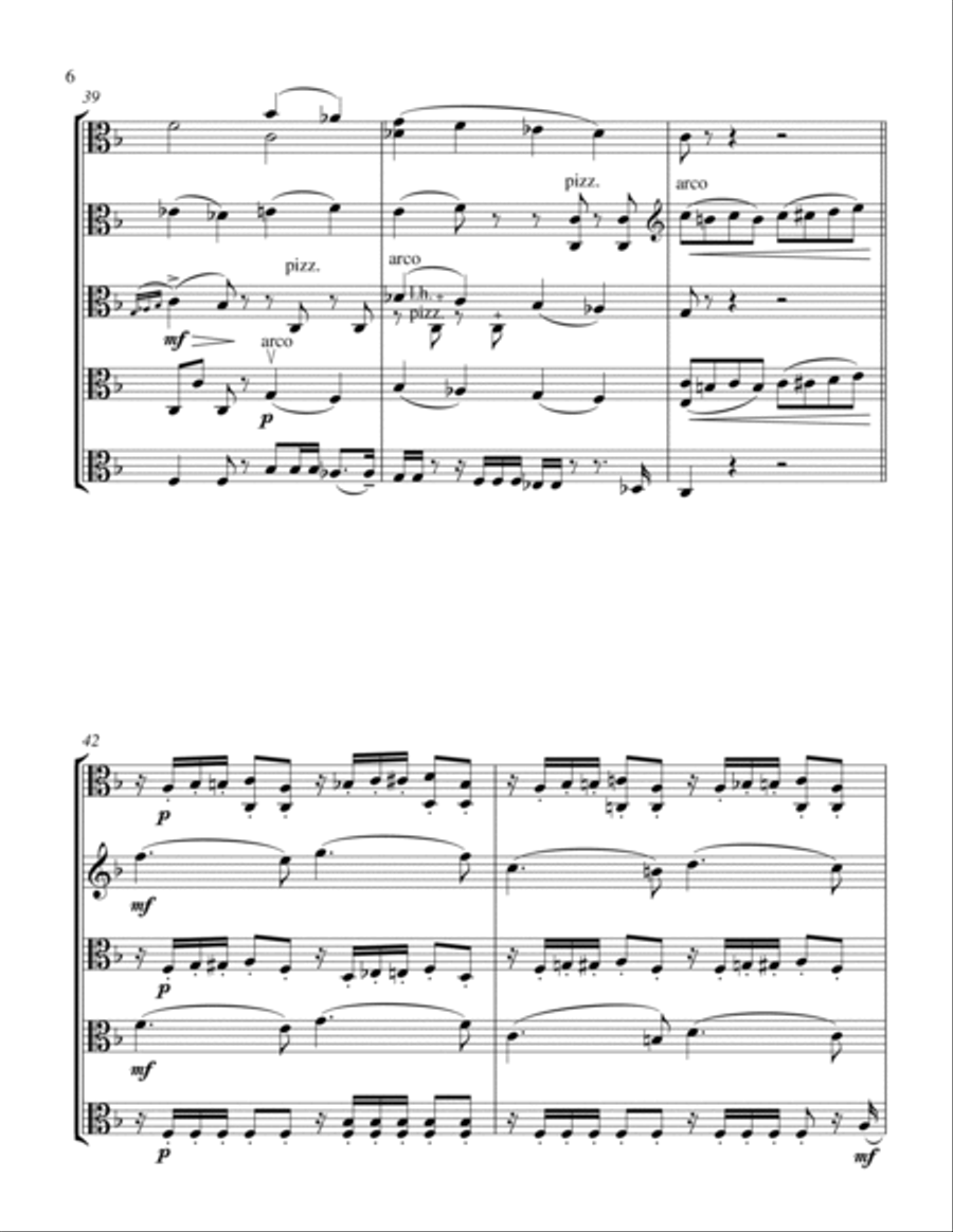 Duet Rigoletto and Sparafucile from Rigoletto Viola Solo scores gallery preview page 6