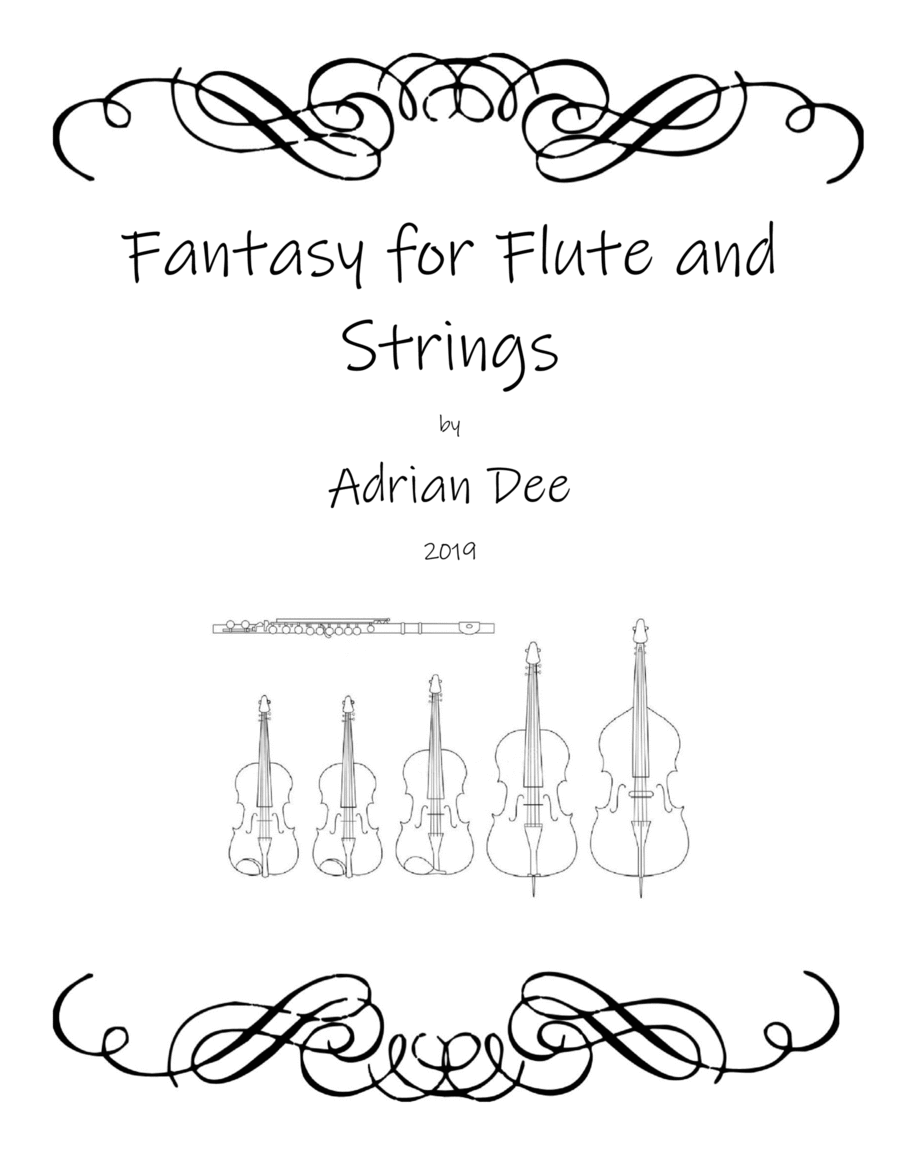 Fantasy for Flute and Strings Chamber Music scores gallery preview page 1
