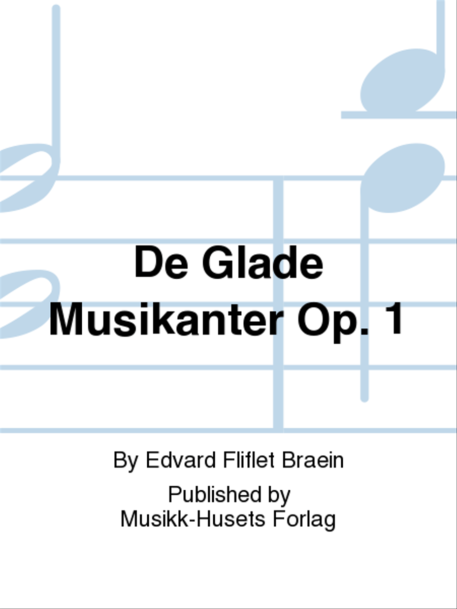 De Glade Musikanter Op. 1 Clarinet scores gallery preview page 1