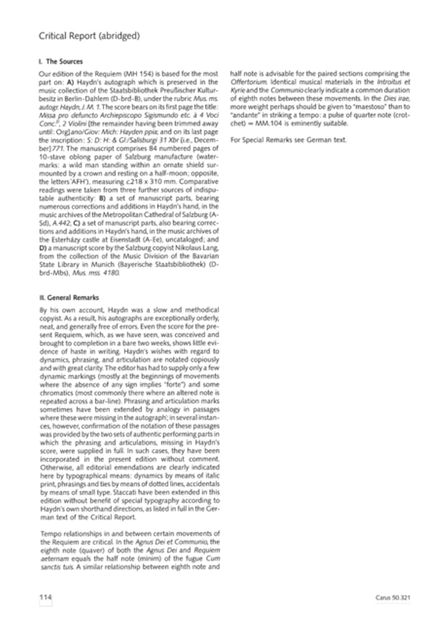 Requiem in C minor 4-Part scores gallery preview page 120