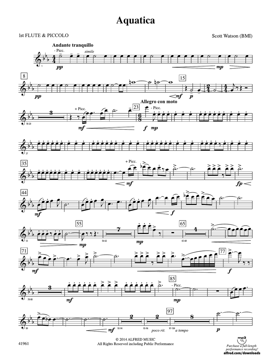 Aquatica: Flute