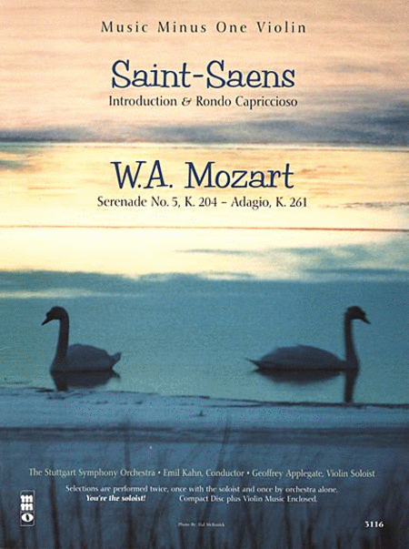SAINT-SAENS Introduction and Rondo Capriccioso for Violin and Orchestra; MOZART Serenade No. 5, KV204; Adagio, KV261