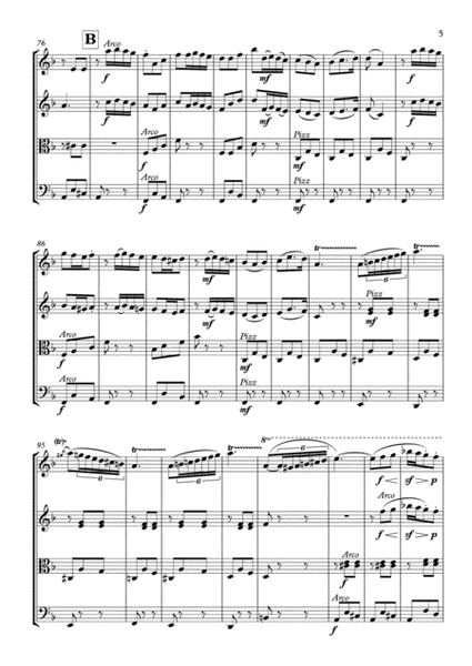Carmen Suite Nº1 - G. Bizet - For String Quartet (Full Score) image number null