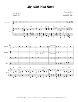 My Wild Irish Rose (Brass Quartet and Piano - Alternate Version)
