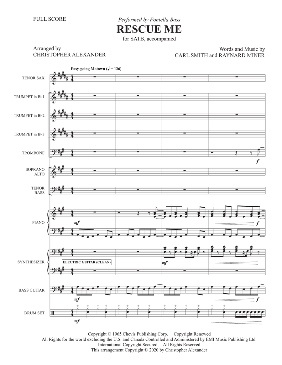 Rescue Me Large Ensemble scores gallery preview page 4