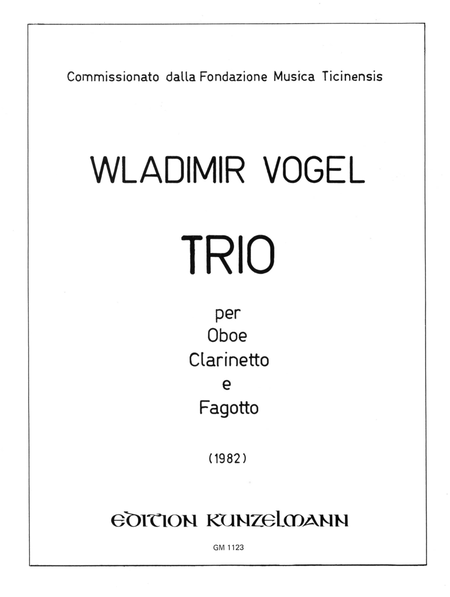 Trio for oboe, clarinet and bassoon