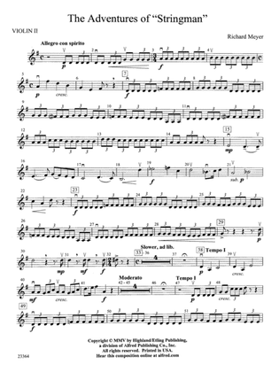 The Adventures of "Stringman": 2nd Violin