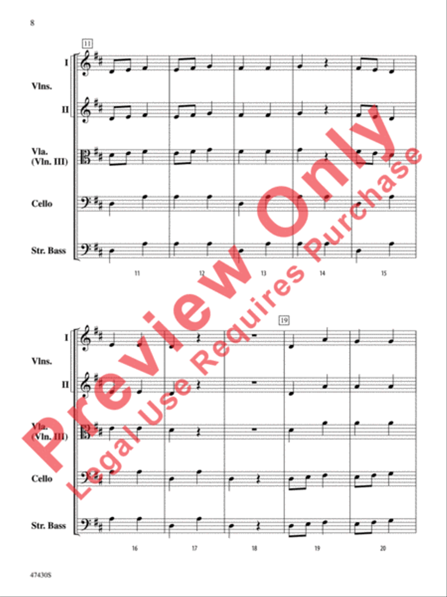 Sky Suite Sky Suite String Orchestra scores gallery preview page 9