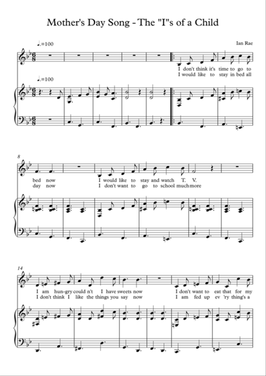 Mother's Day Song - The 