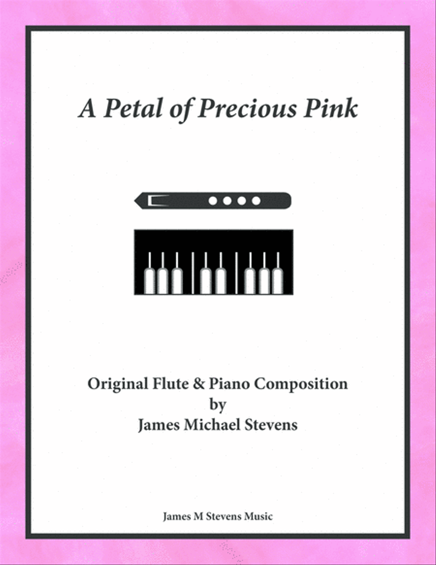 A Petal of Precious Pink - Flute & Piano Flute Solo scores gallery preview page 1