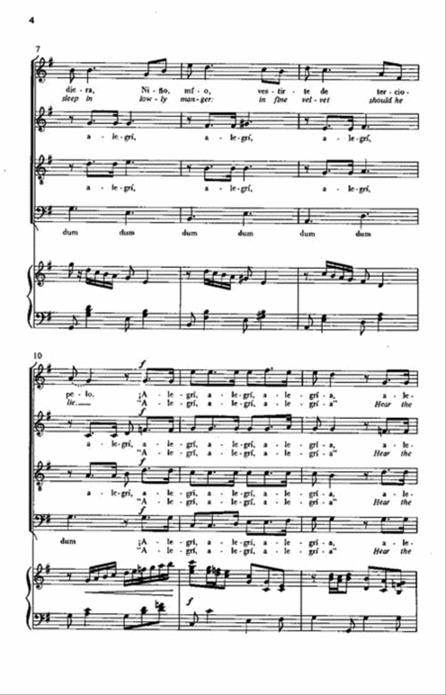 Esta Noche (On That Night) 4-Part scores gallery preview page 3
