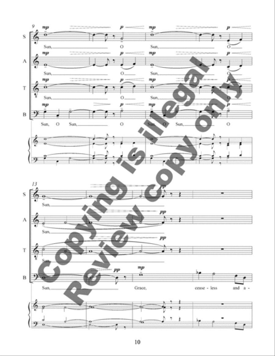 September Sun (Orchestral Score) Choir scores gallery preview page 14