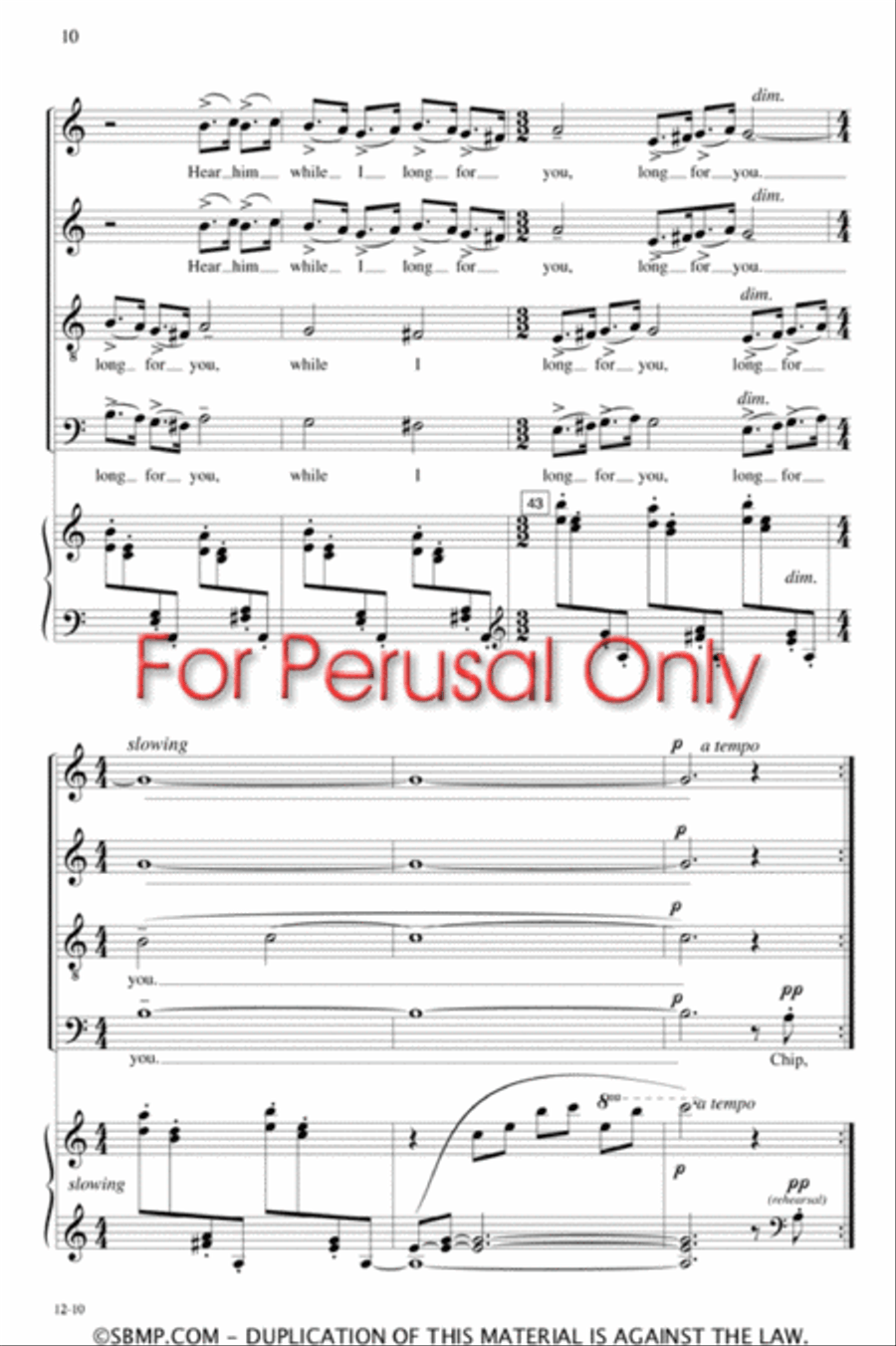 I Know A Bird - SATB Octavo 4-Part scores gallery preview page 9