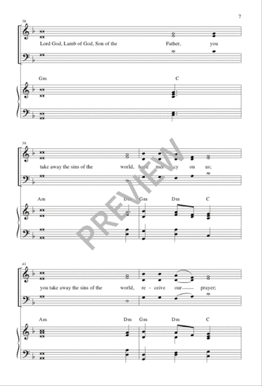 Christmas Gloria Christmas Gloria 3-Part scores gallery preview page 8