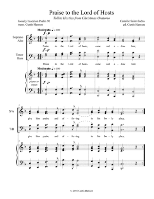Praise to the Lord of Hosts (SATB)