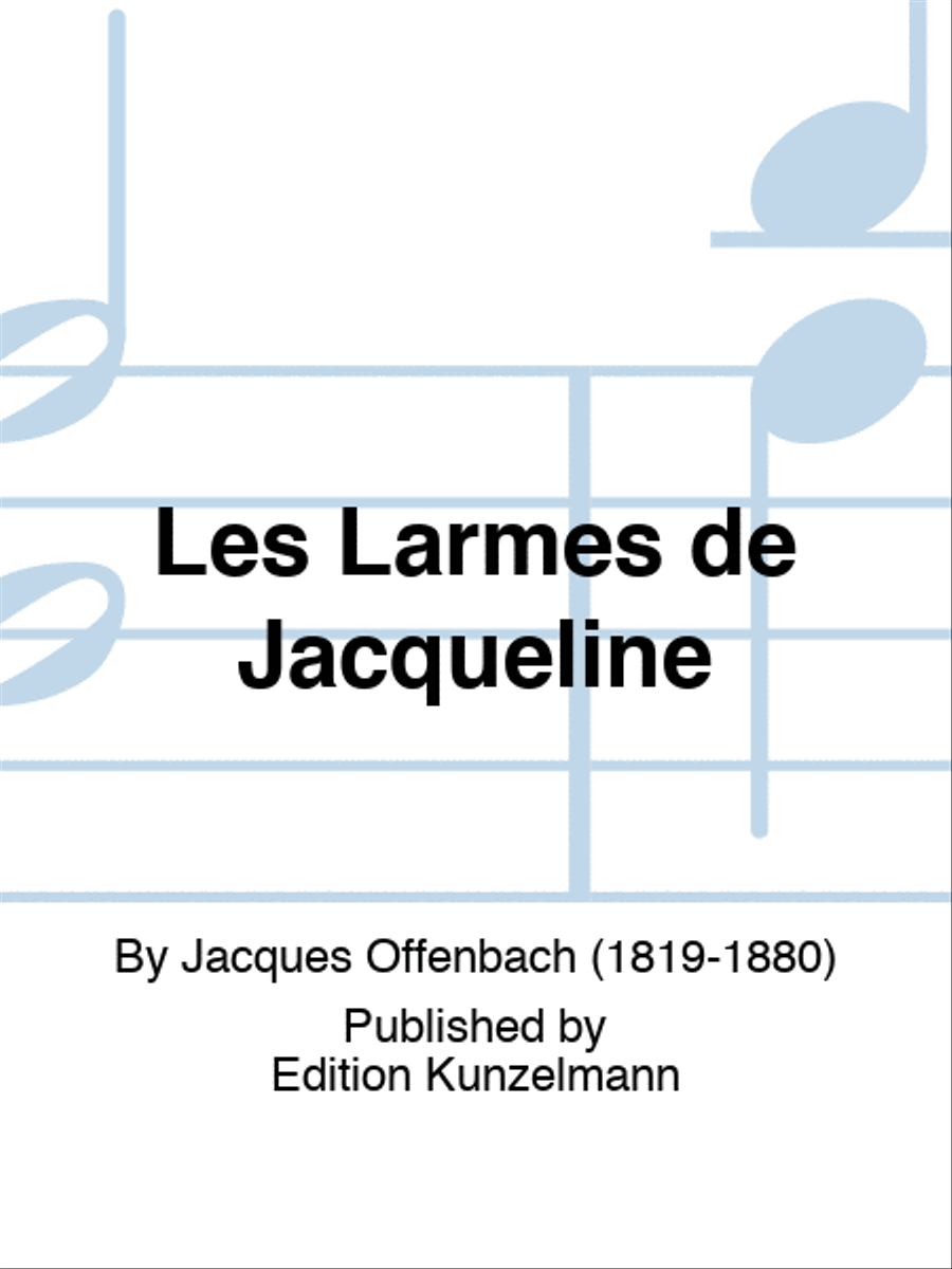 Les larmes de Jacqueline Violin scores gallery preview page 1