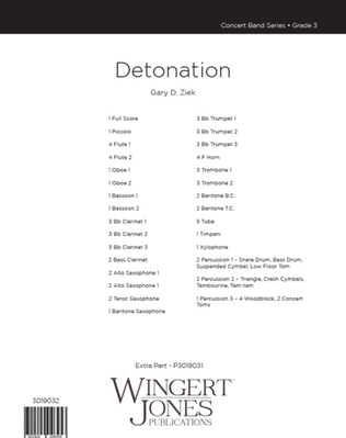 Detonation - Full Score