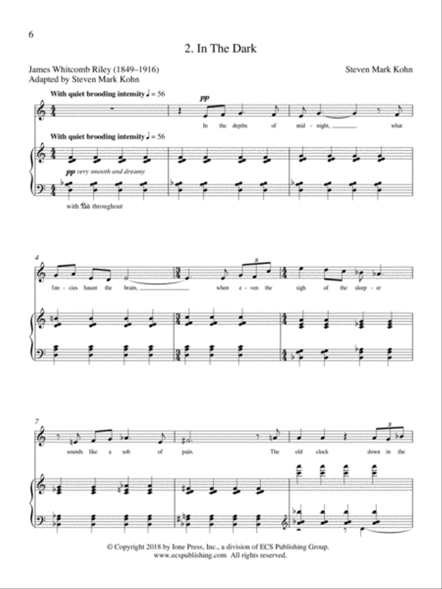 Lullabies and Dreams High Voice scores gallery preview page 6