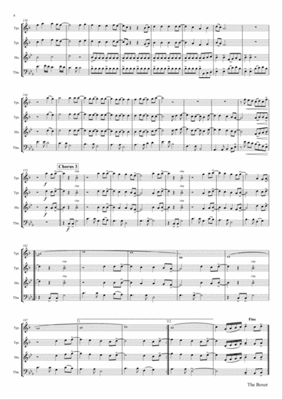 The Boxer Euphonium scores gallery preview page 4