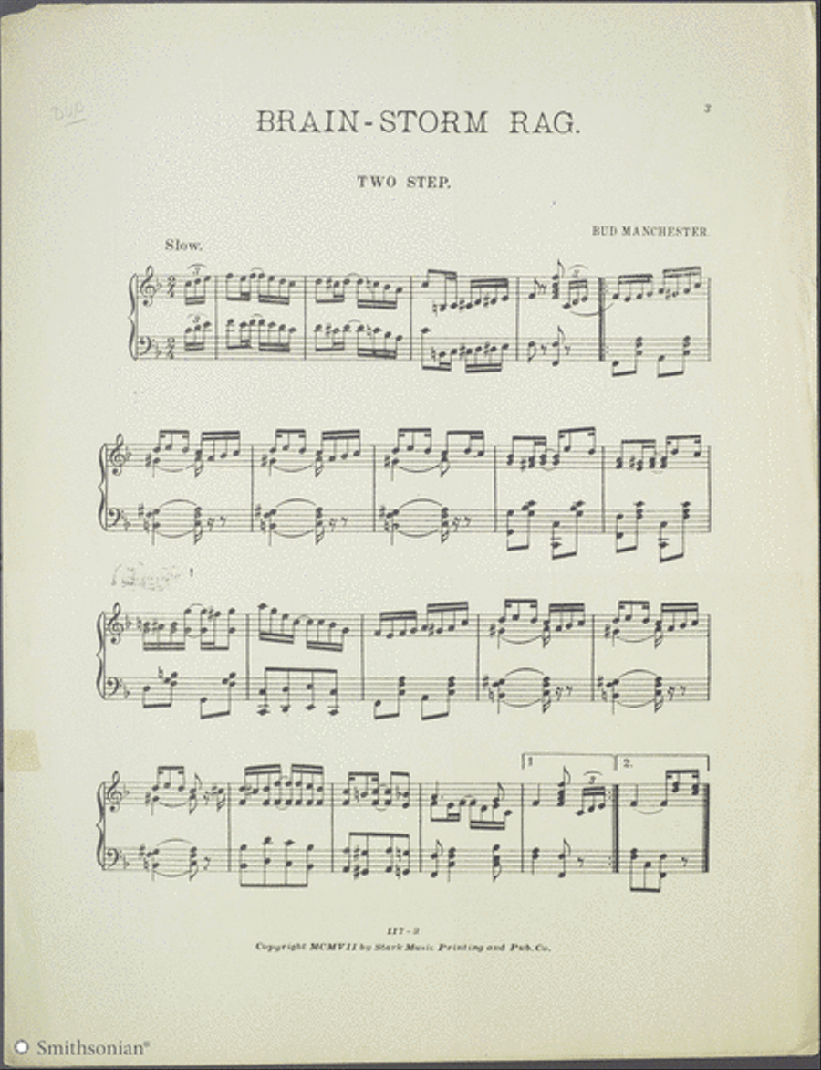 Brainstorm Rag Brainstorm Rag Piano Solo scores gallery preview page 3