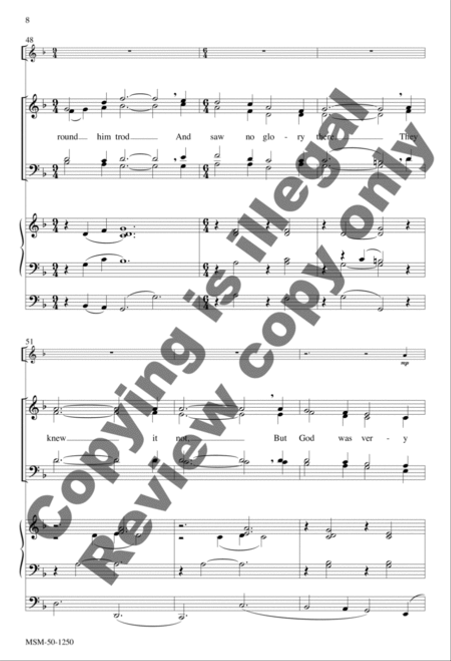 Still Shining in the Holy Light 4-Part scores gallery preview page 8