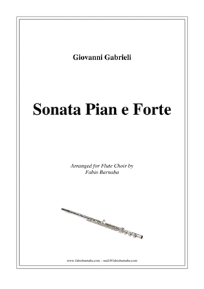 Sonata Pian e Forte by Giovanni Gabrieli - for Flute Choir