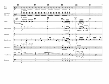 My Songs Know What You Did in the Dark (Light 'Em Up) - Percussion Score