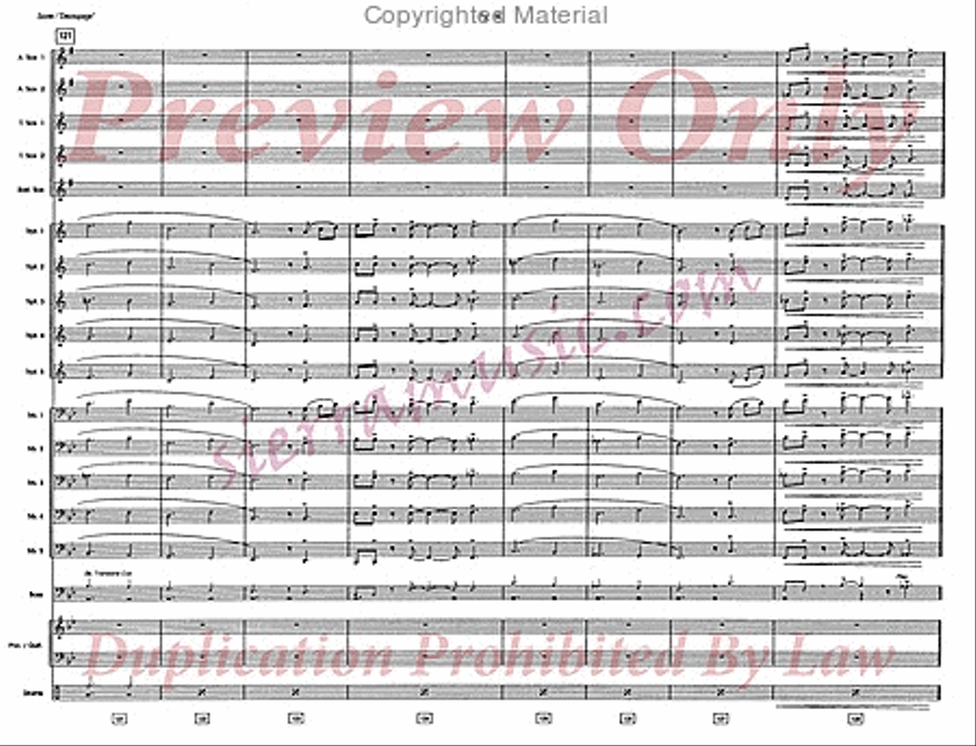 Decoupage Jazz Ensemble scores gallery preview page 17