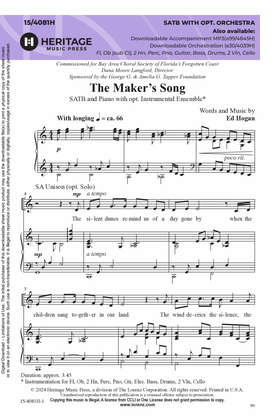 The Maker's Song