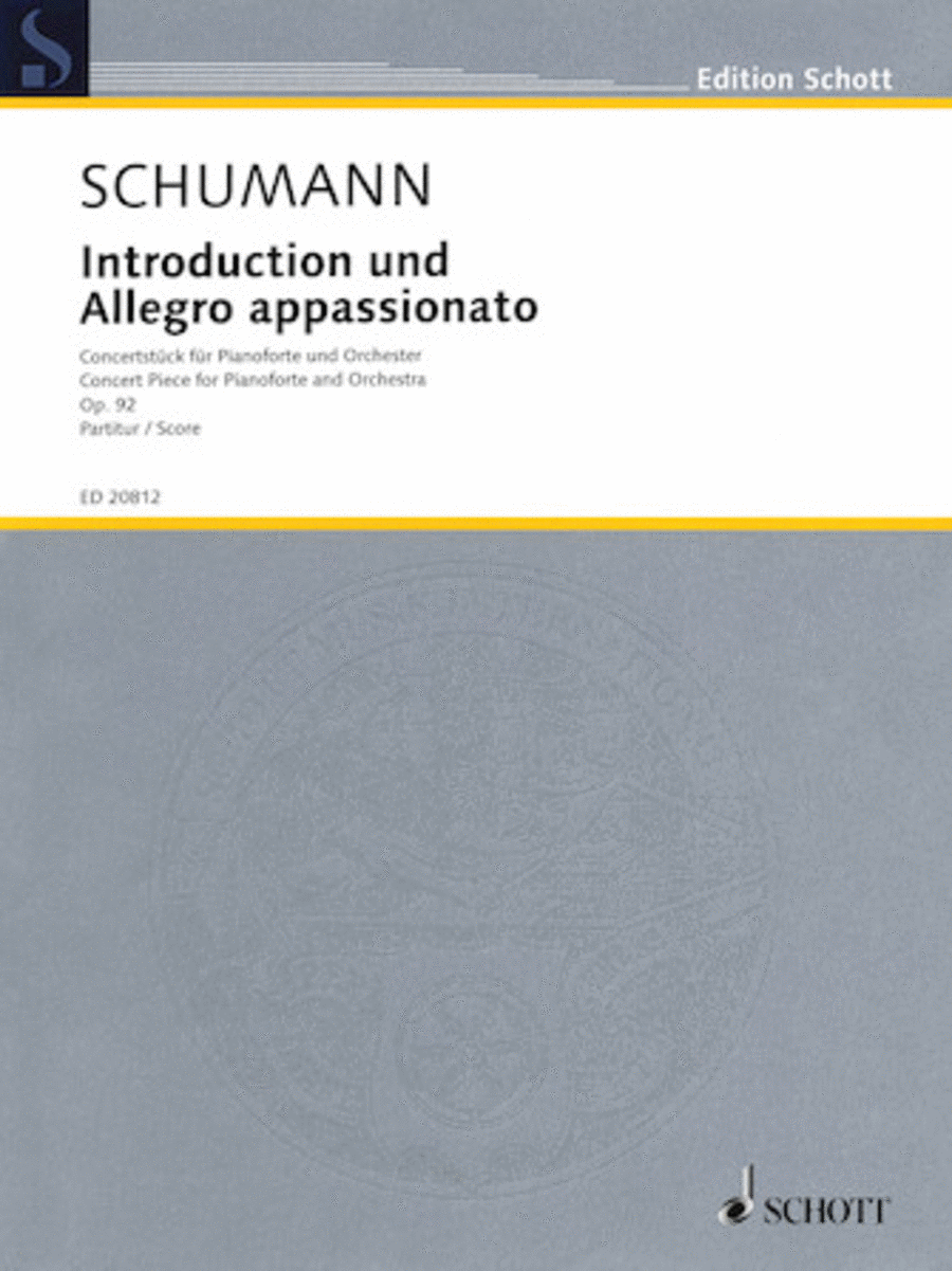 Introduction and Allegro Appassionato, Op. 92 Orchestra scores gallery preview page 1