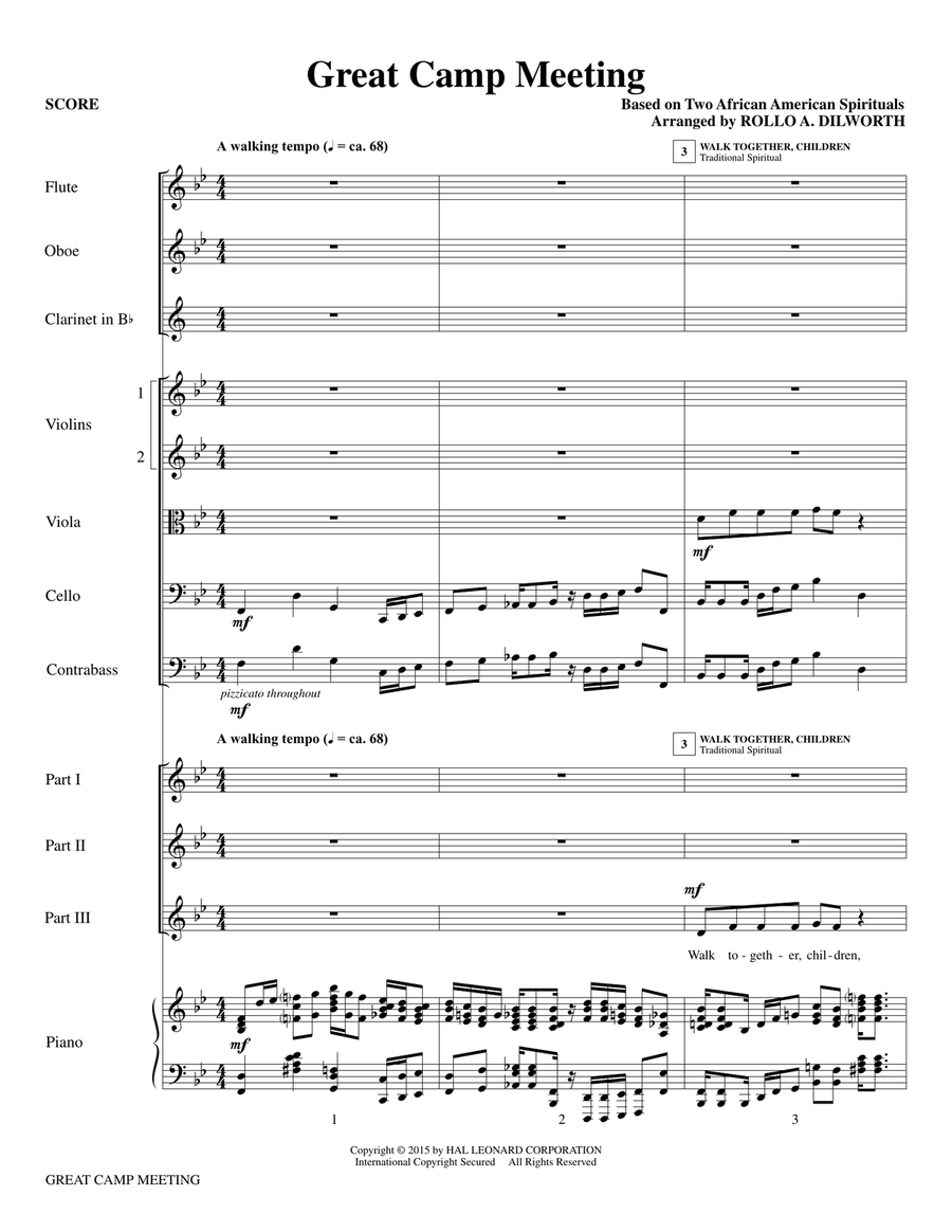 Great Camp Meeting (arr. Rollo Dilworth) - Full Score
