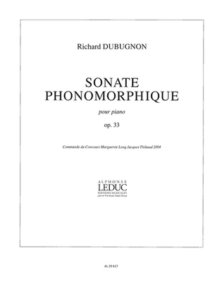 Sonate Phonomorphique Op.33 (piano Solo)