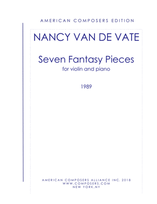 [Van de Vate] Seven Fantasy Pieces