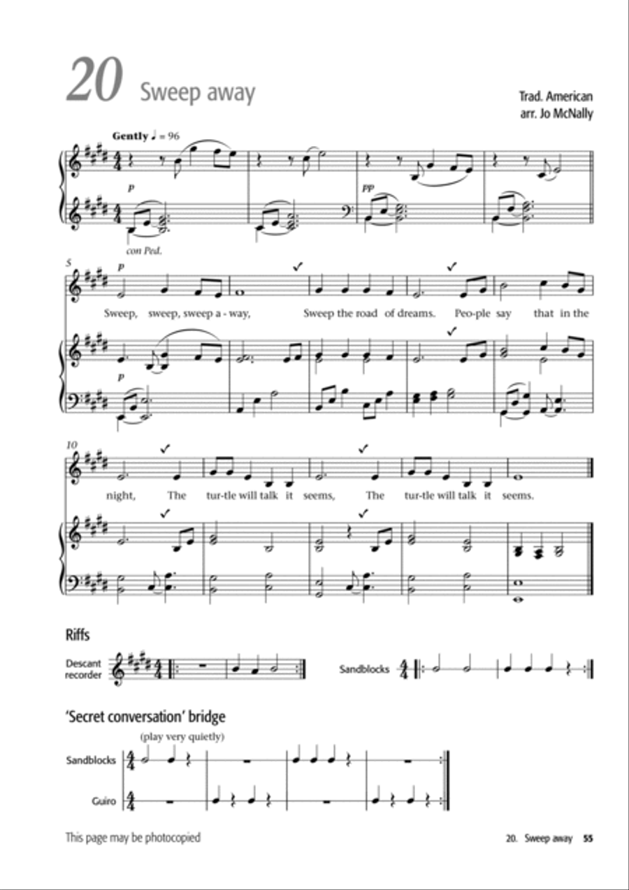 Young Voiceworks Unison Choir scores gallery preview page 12