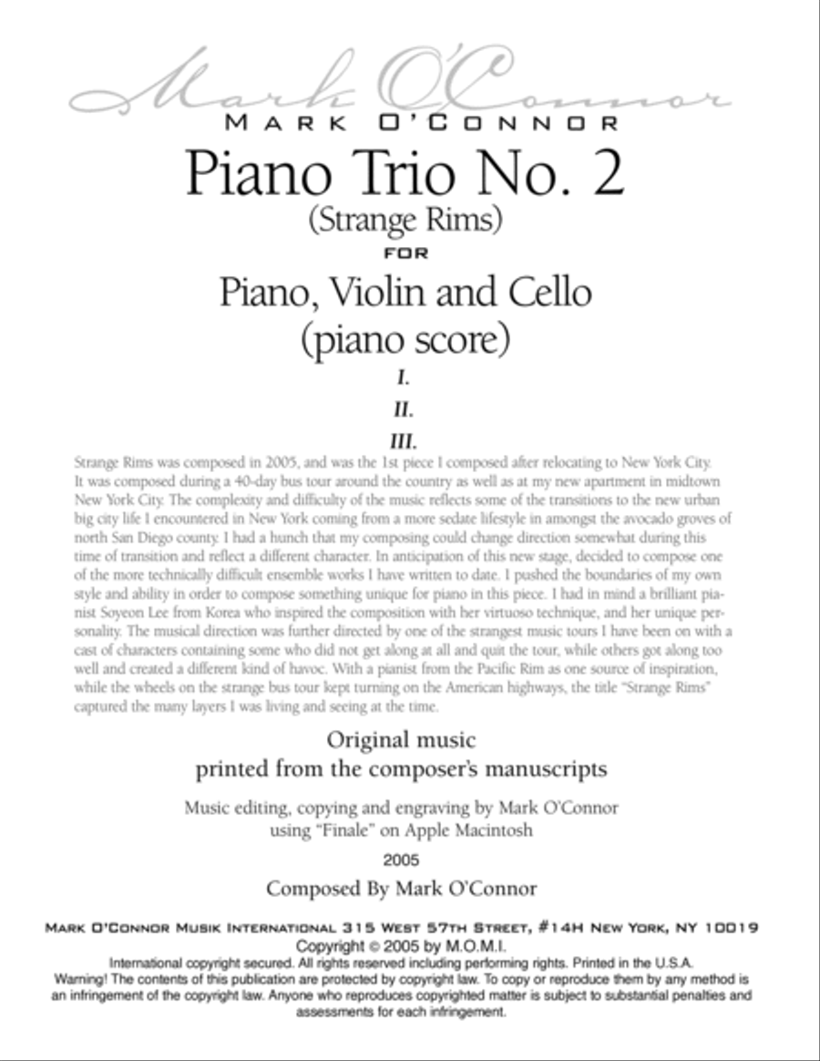 Piano Trio No. 2 