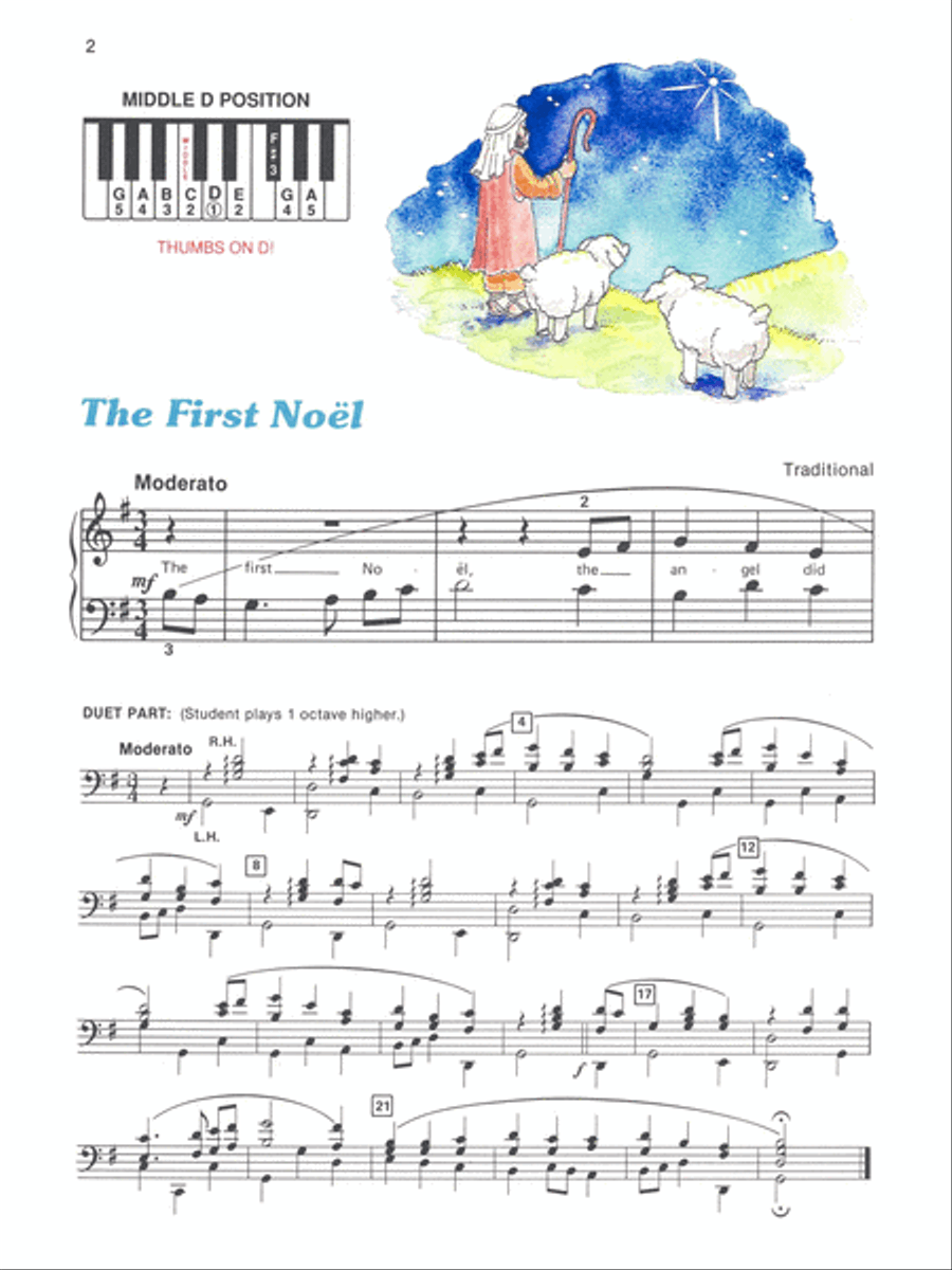 Alfred's Basic Piano Prep Course Christmas Joy!, Book E Piano Method scores gallery preview page 2