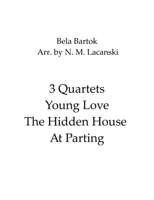 3 Quartets Young Love The Hidden House At Parting