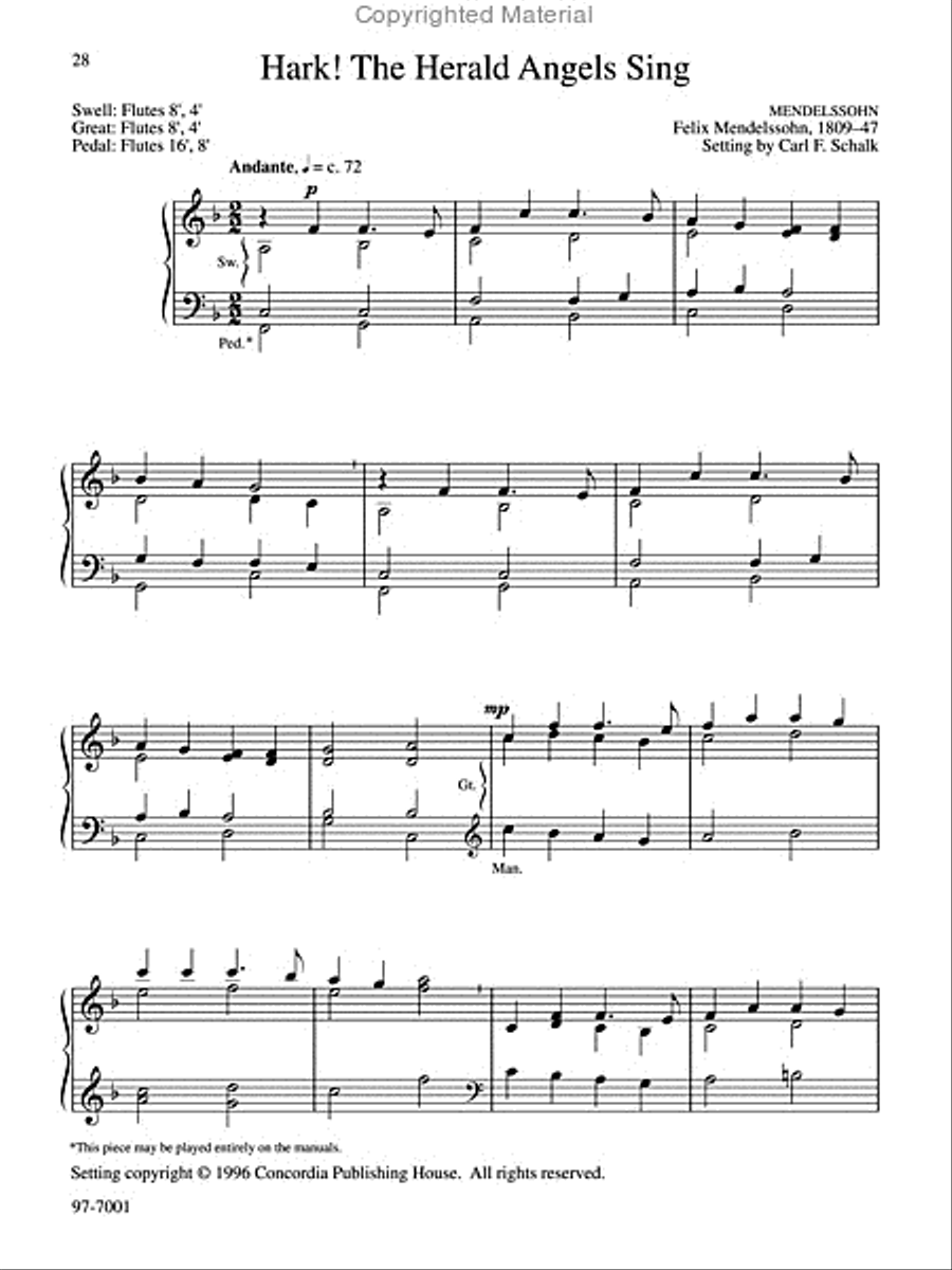 Musica Sacra: Easy Hymn Preludes for Organ, Vol. 1