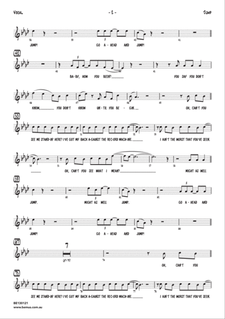Jump Jazz Ensemble scores gallery preview page 5