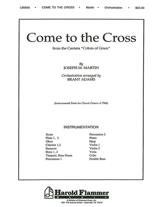 Book cover for Come to the Cross (from Colors of Grace)