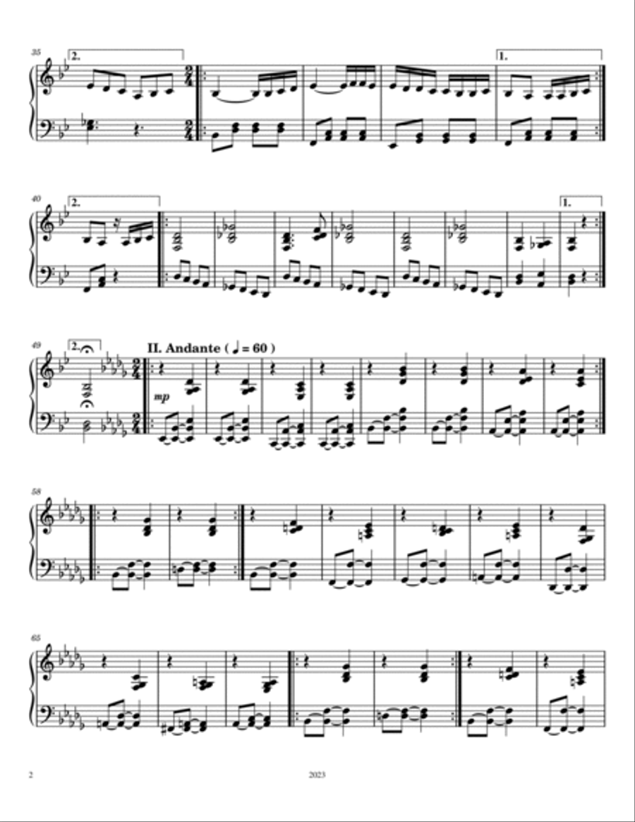 Piano Solo 6 Piano Solo scores gallery preview page 2