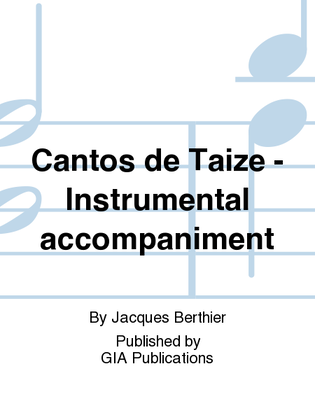 Cantos de Taizé - Instrument edition
