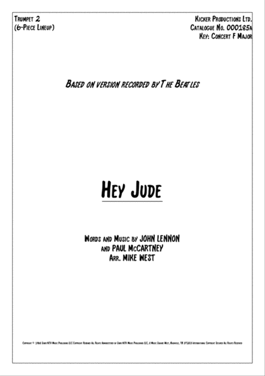 Hey Jude Small Ensemble scores gallery preview page 3